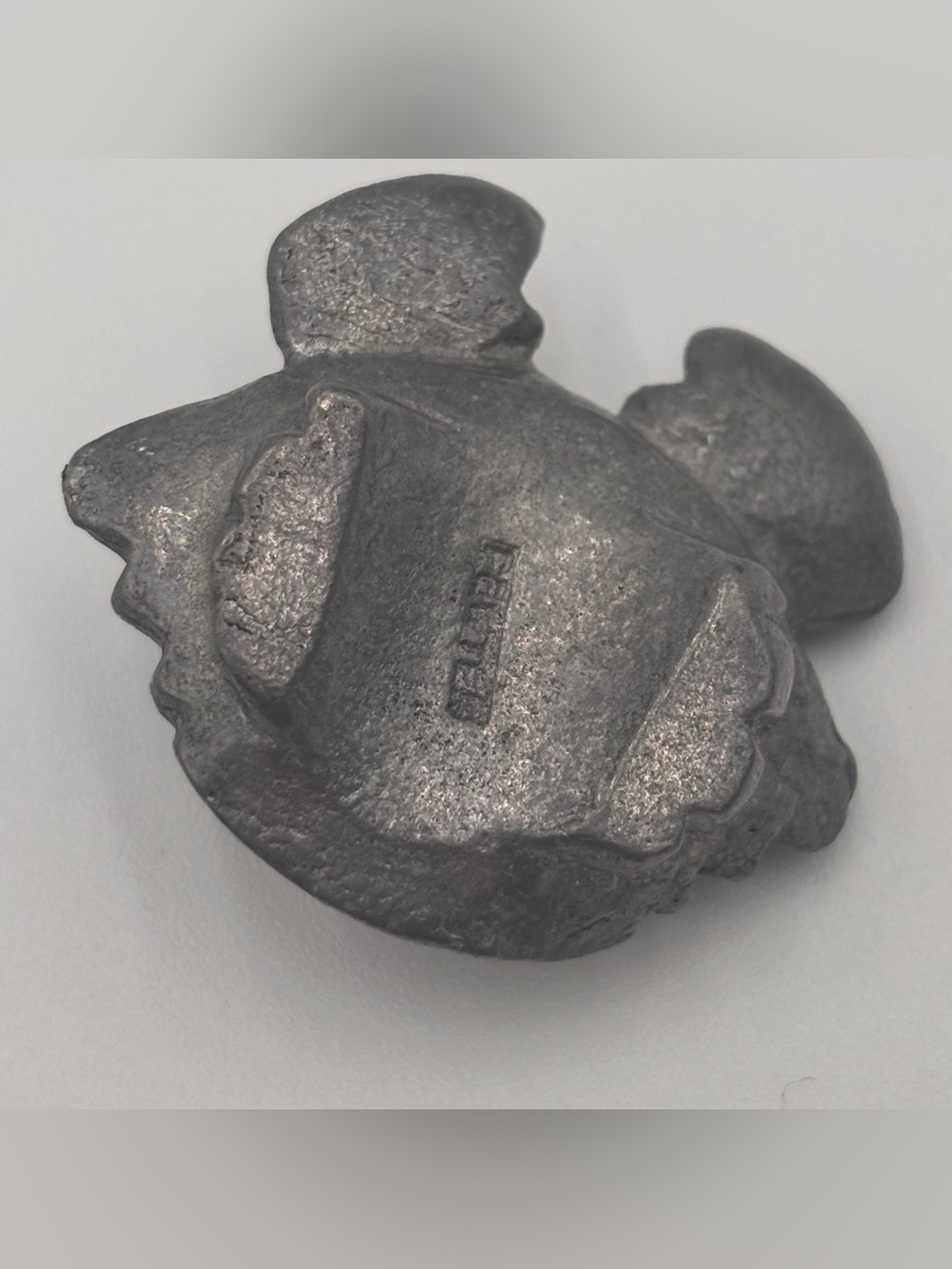 Vintage Pewter Miniature Smiling Crab Figurine. Happy Sea Creature!Paperweight? - Picture 8 of 9